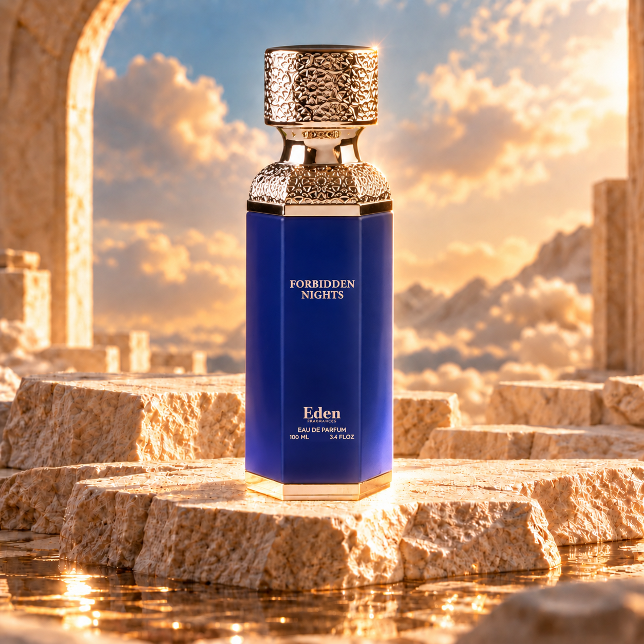 Forbidden nights perfume design (only bottle)