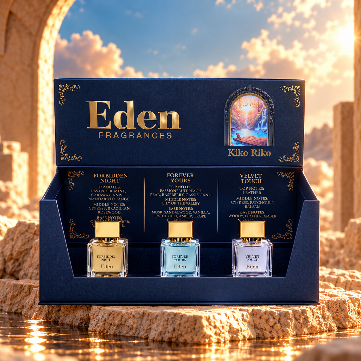 مجموعة عطور إيدن الفاخرة عند الغروب